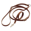 Laisse cuir bandoulière 1.80 x 16 mm - marron