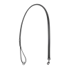 Laisse cuir cousue double 1 m x 18 mm - noir