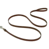 Laisse cuir cousue 2 m x 12 mm - marron