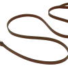 Laisse cuir cousue 2 m x 16 mm - marron