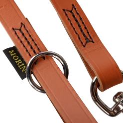 Laisse cuir cousue 1 m x 16 mm - naturel
