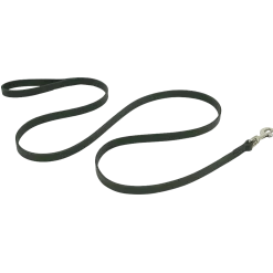 Laisse cuir cousue 2 m x 16 mm - noir