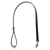 laisse cuir cousue 1 m x 18 mm - noir