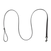 Laisse cuir cousue 2 m x 18 mm - noir
