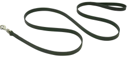 Laisse cuir cousue 2 m x 10 mm - noir