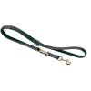 Laisse cuir cousue 3 positions 2.75 m x 18 mm - noir