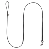 Laisse cuir cousue 1.50 x 16 mm - noir