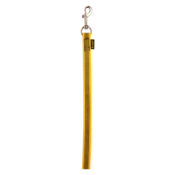 Laisse de conduite gomme 0.40 m x 20 mm JAUNE