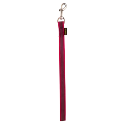 Laisse de conduite gomme 0.40 m x 20 mm FUSCHIA