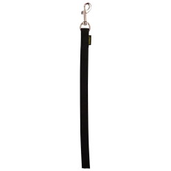 Laisse de conduite gomme 0.40 m x 20 mm NOIR