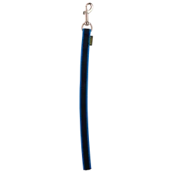 Laisse de conduite gomme 0.40 m x 20 mm BLEU FONCE
