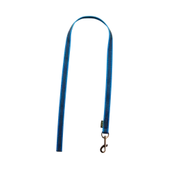 Laisse de conduite gomme sans poignée 1 m x 20 mm BLEU FONCE