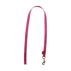 Laisse de conduite gomme sans poignée 1 m x 20 mm FUSCHIA