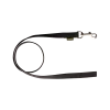 Laisse de conduite gomme sans poignée 1 m x 20 mm noire