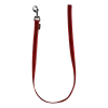 Laisse de conduite gomme sans poignée 1 m x 20 mm Rouge