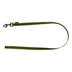 Laisse de conduite gomme sans poignée 1 m x 20 mm Vert