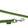 Laisse de conduite REFLE gomme sans poignée 1 m x 20 mm - VERT