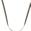 Laisse de conduite REFLE gomme sans poignée 1 m x 20 mm - BEIGE