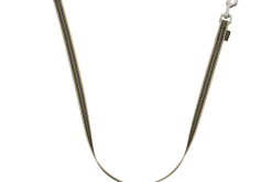 Laisse de conduite REFLE gomme sans poignée 1 m x 20 mm - BEIGE