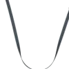 Laisse de conduite REFLE gomme sans poignée 1 m x 20 mm - GRIS