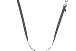 Laisse de conduite REFLE gomme sans poignée 1 m x 20 mm - GRIS