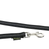 Laisse de conduite REFLE gomme sans poignée 1 m x 20 mm - NOIR