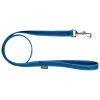 Laisse gomme avec poignée - 1 m x 20 mm BLEU FONCE
