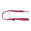 Laisse gomme avec poignée - 1 m x 20 mm FUSCHIA
