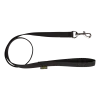 Laisse gomme avec poignée - 1 m x 20 mm noire