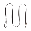 Laisse gomme avec poignée - 2 m x 20 mm noire