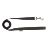 Laisse gomme avec poignée 1.50 m x 20 mm noire