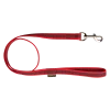 Laisse gomme avec poignée - 1 m x 20 mm rouge