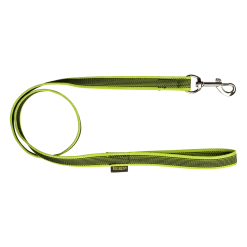 Laisse gomme avec poignée - 1 m x 20 mm Vert