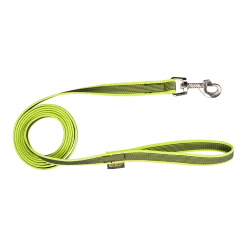 Laisse gomme avec poignée 2 m x 20 mm Vert