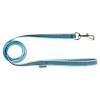 Laisse gomme avec poignée 1.50 m x 20 mm Bleu ciel