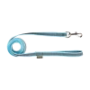 Laisse gomme avec poignée 2 m x 20 mm Bleu ciel