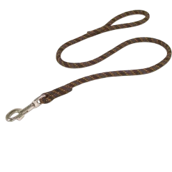 Laisse lasso corde 160 cm x 10 mm, noir / jaune