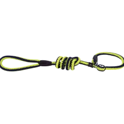 Laisse Lasso Corde Fluo 1.50 m x 14 mm jaune / noir