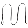 Laisse lasso cuir 2 m x 16 mm - noir