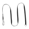 Laisse lasso nylon 1.80 m x 20 mm, noir