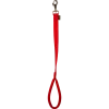 Laisse nylon double poignée rembourée, 0.60 cm x 25 mm, rouge
