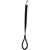 Laisse nylon double poignée rembourée, 0.60 cm x 25 mm, noir