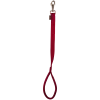 Laisse nylon double poignée rembourée, 0.60 cm x 25 mm, bordeaux