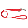 Laisse nylon double poignée rembourée, 1 m x 25 mm, rouge