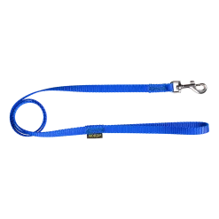 Laisse nylon 1 m x 12 mm, bleu