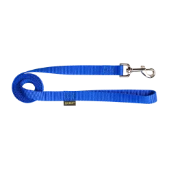 Laisse nylon 1.50 m x 20 mm, bleu