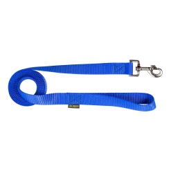 Laisse nylon 2 m x 25 mm, bleu