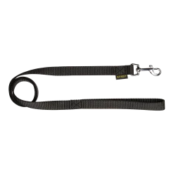 Laisse nylon 1 m x 20 mm, noir