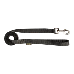 Laisse nylon 1.50 m x 20 mm, noir
