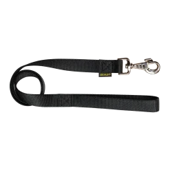 Laisse nylon 1 m x 25 mm, noir